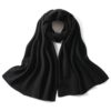 Custom Knit Scarves with Woven Logo (Wholesale)