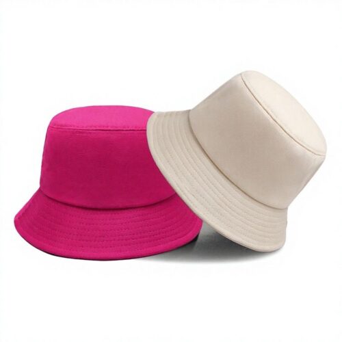 Cotton Twill Bucket Hats with Embroidery (OEM)