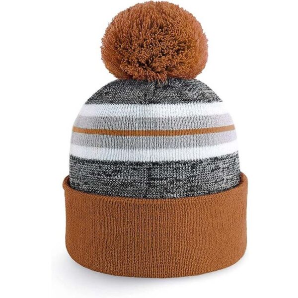 Cuffed Knit Beanies with Embroidered Logo (Bulk)