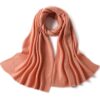 Custom Knit Scarves with Woven Logo (Wholesale)